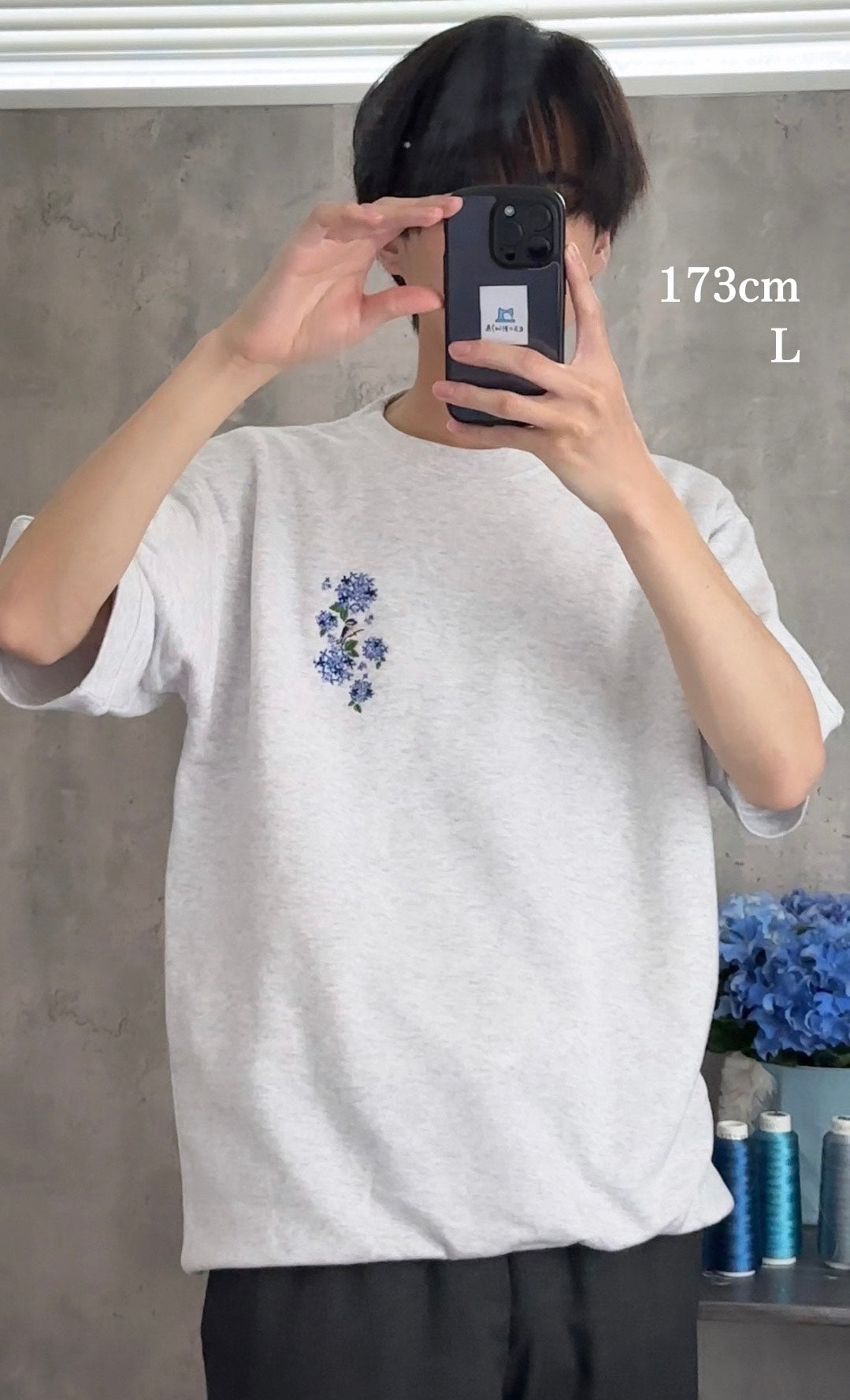 【新作】紫陽花と青い鳥