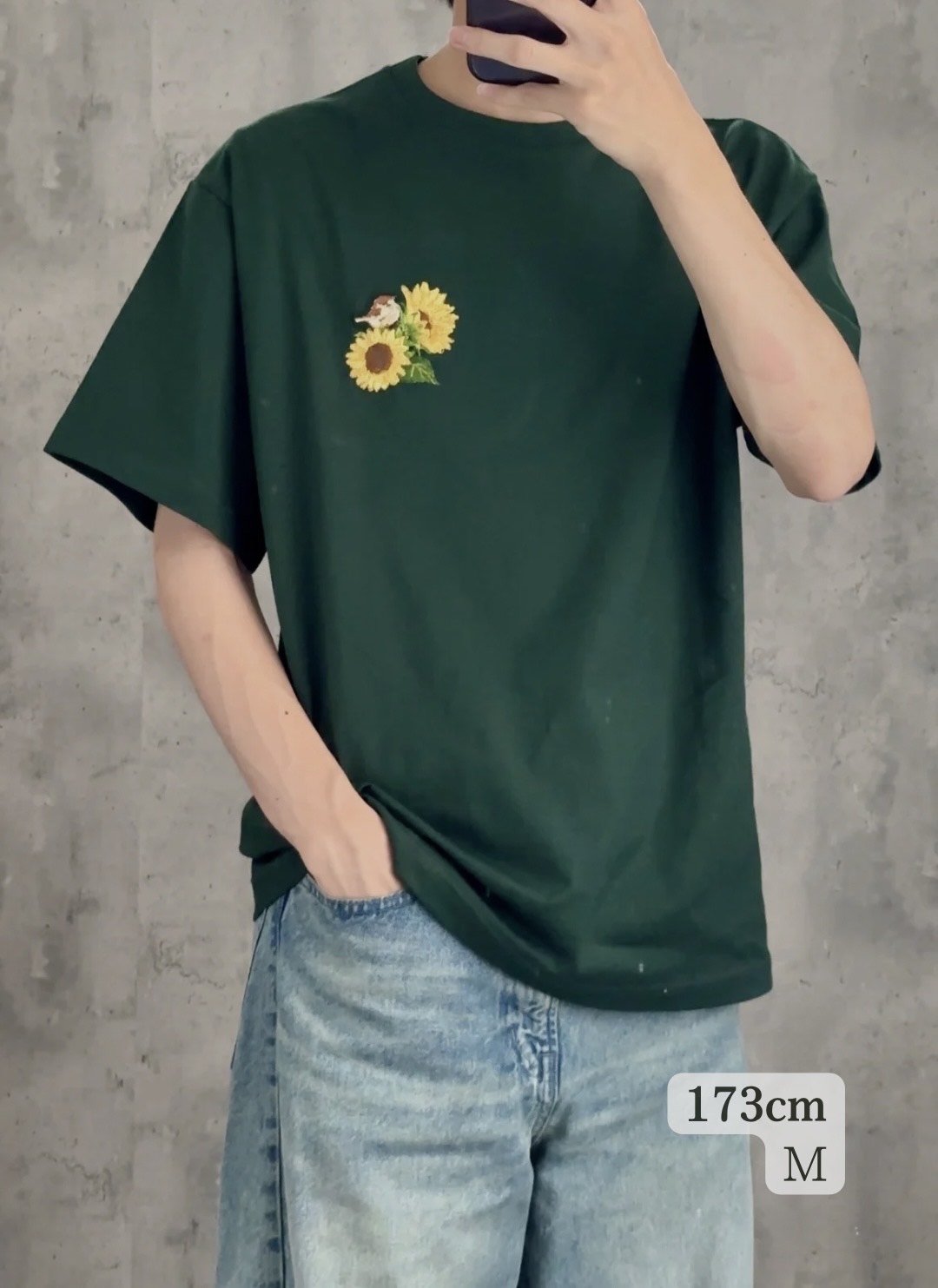 【新作】ひまわりと雀