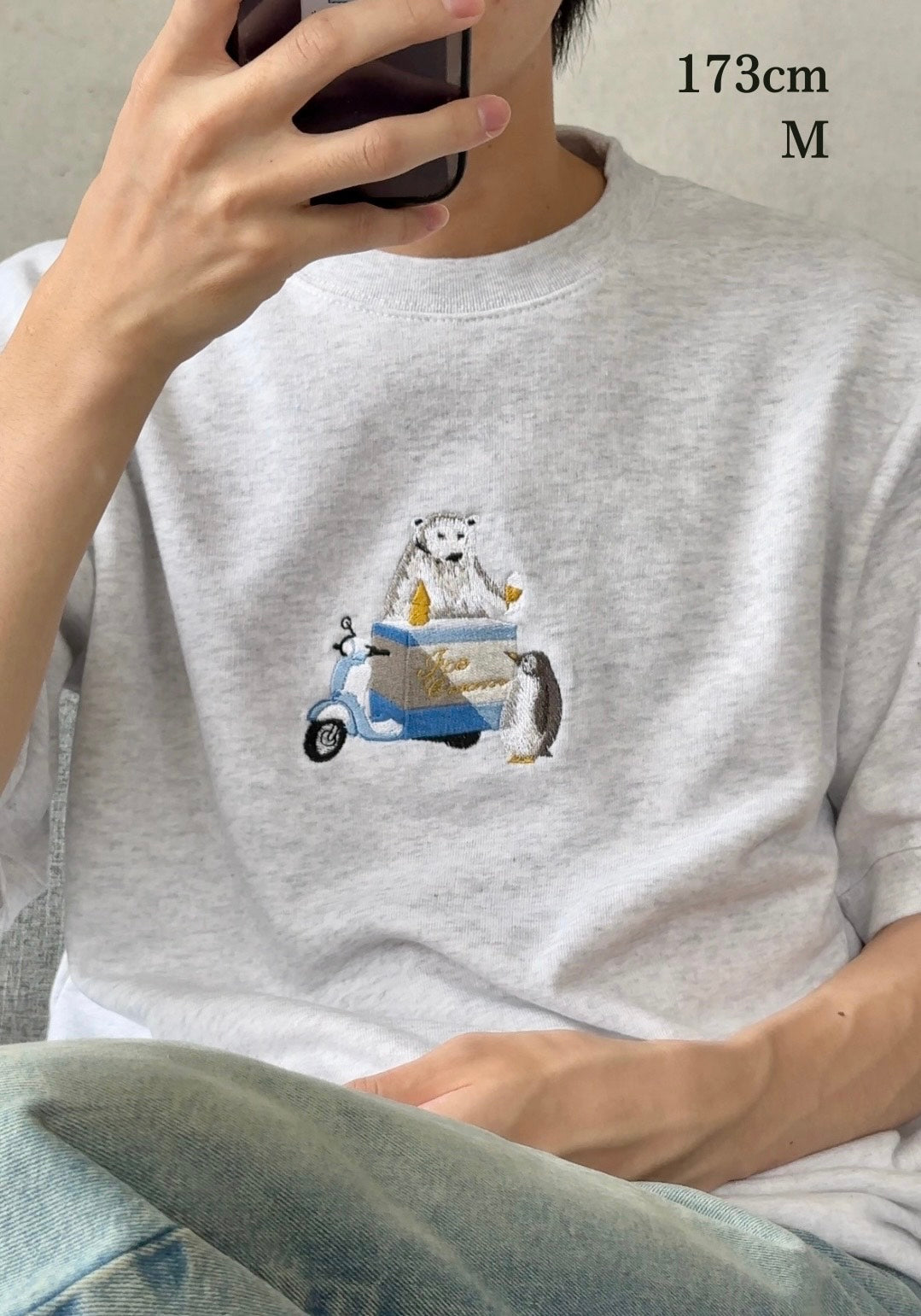 【新作】アイスを買うペンギン