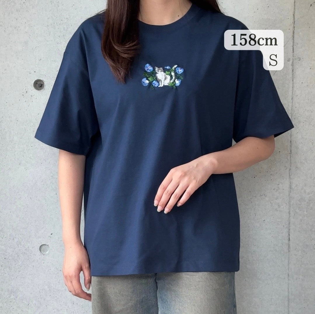 【新作】朝顔と猫