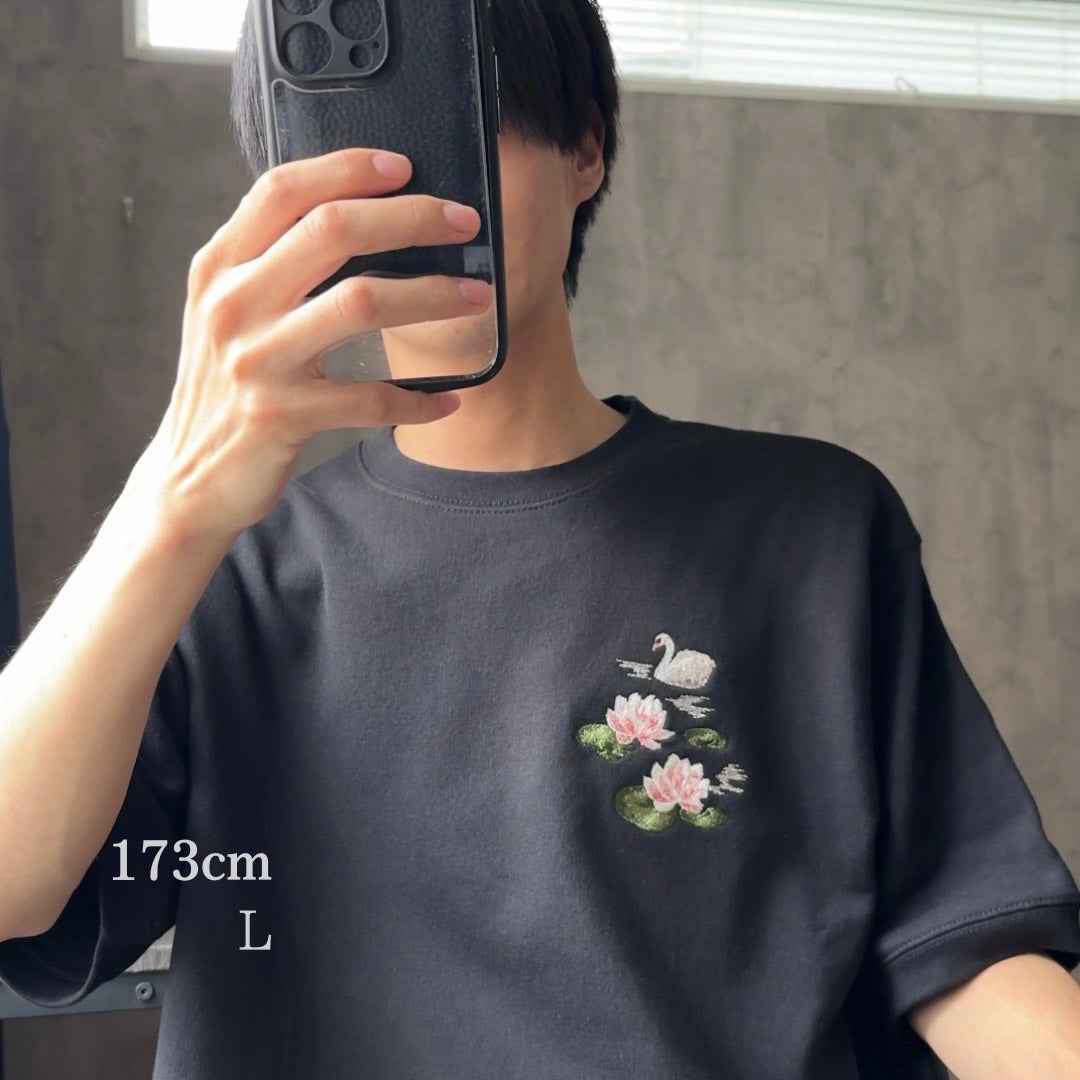 【新作】睡蓮と白鳥