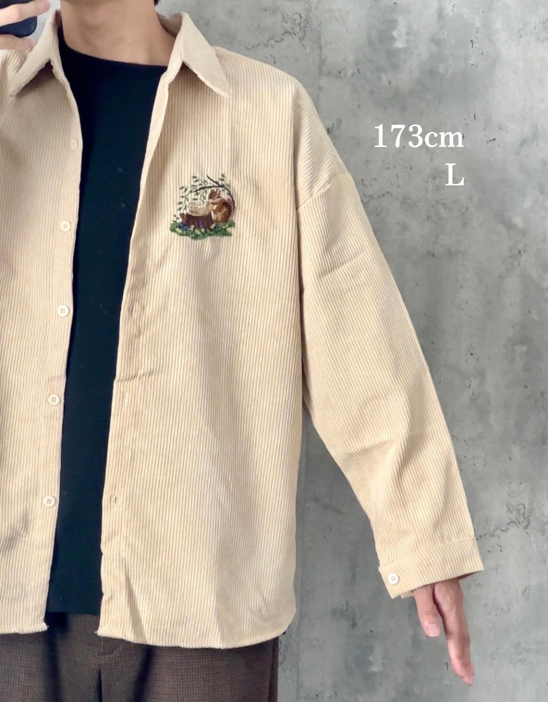 リスのティータイム