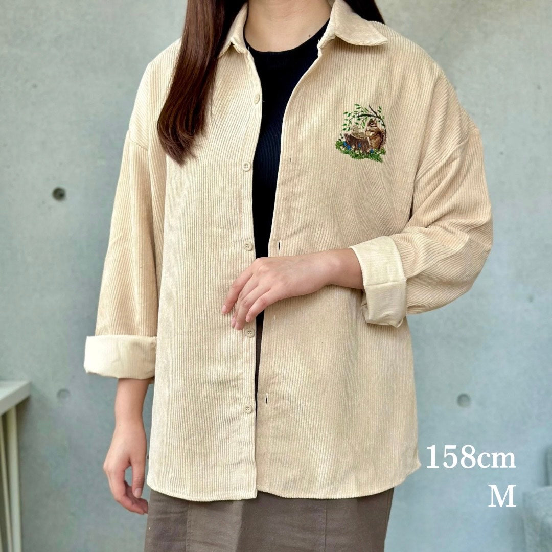 リスのティータイム