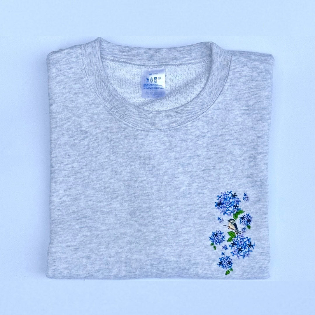 【新作】紫陽花と青い鳥