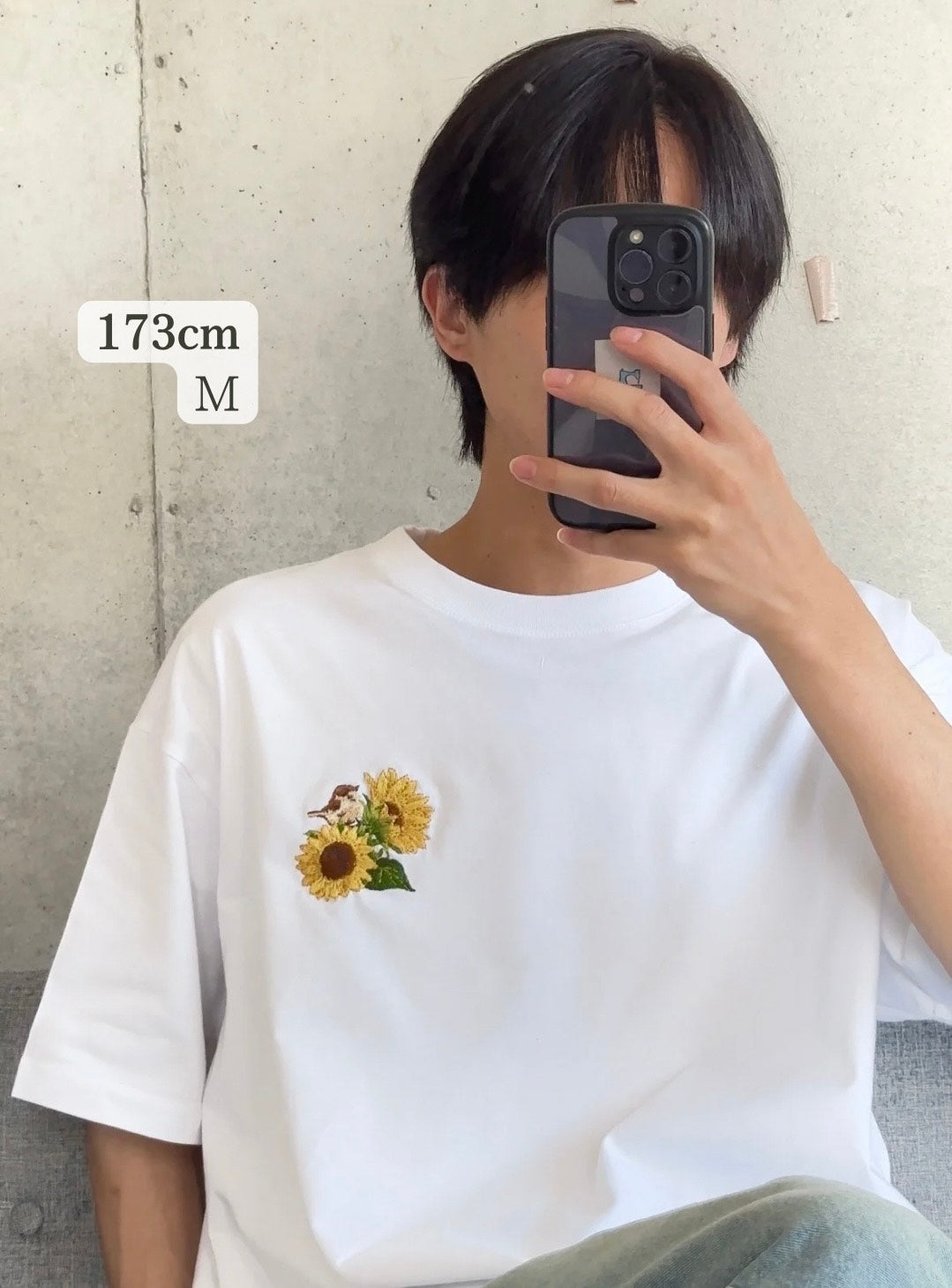 【新作】ひまわりと雀