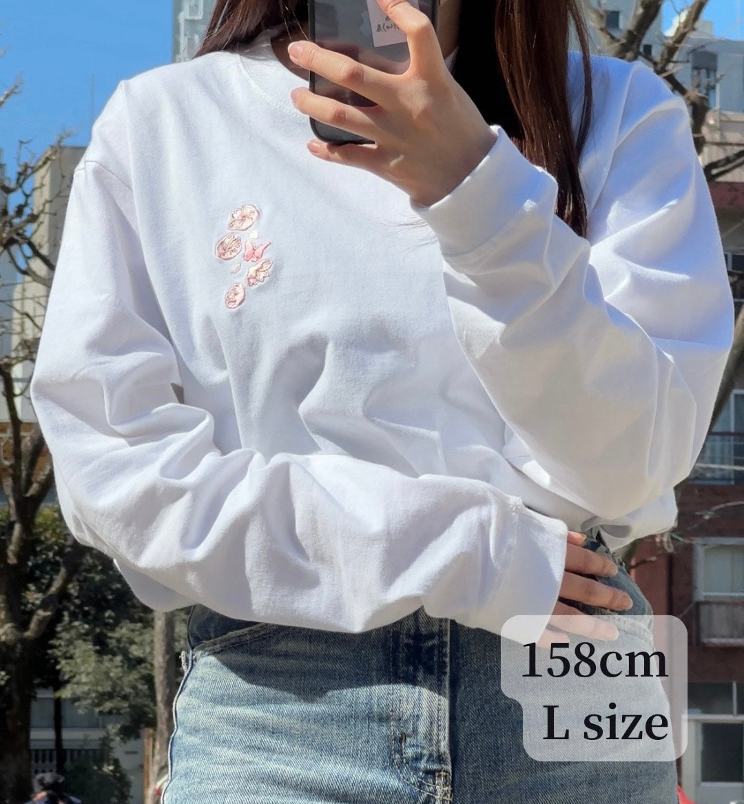 春を探す蝶（長袖）