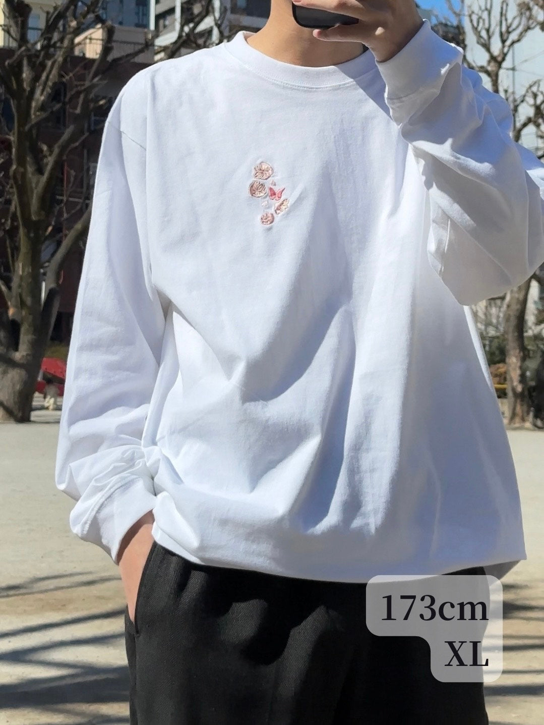 春を探す蝶（長袖）