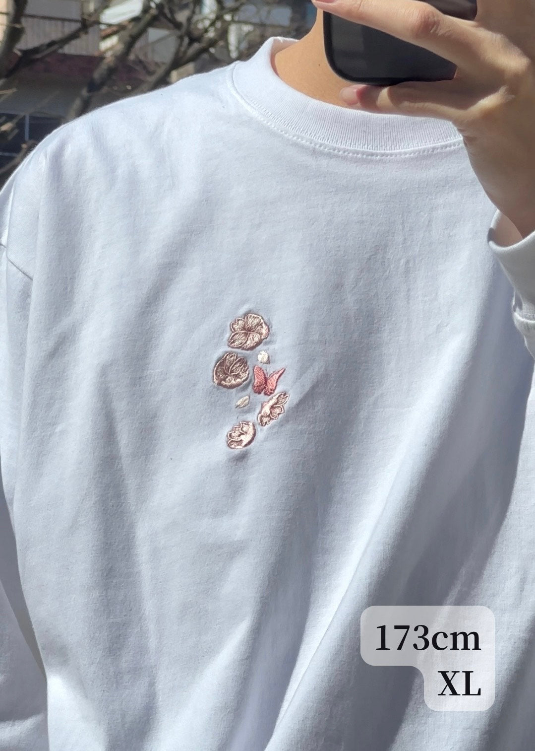 春を探す蝶（長袖）