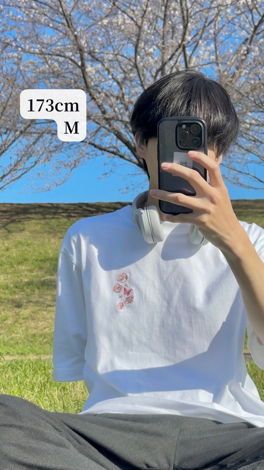 春を探す蝶（半袖）