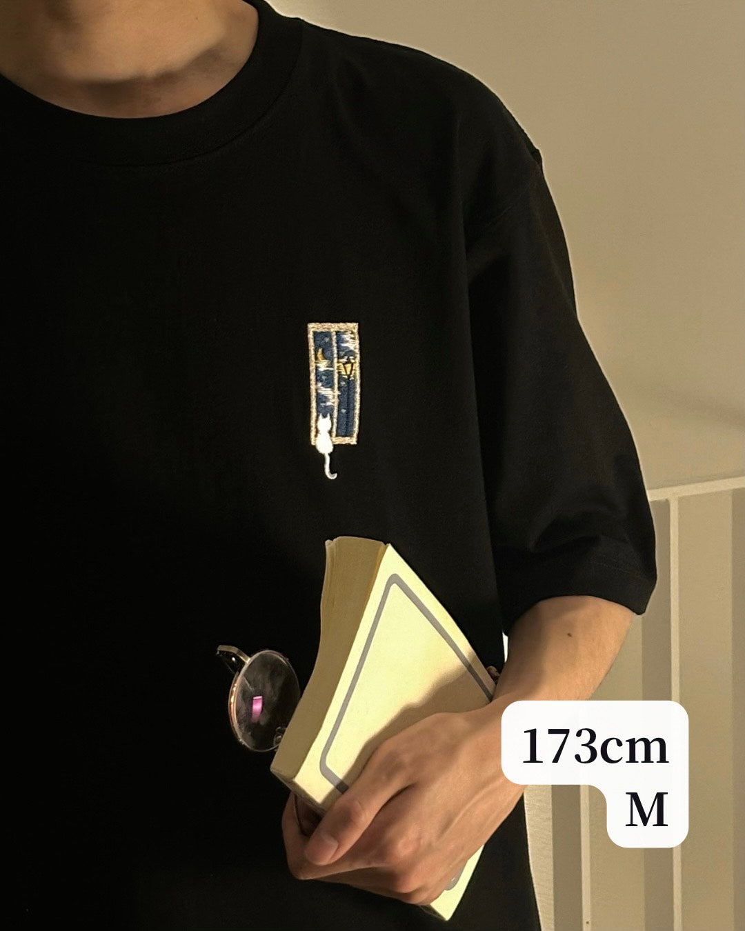 星に願う猫（半袖）