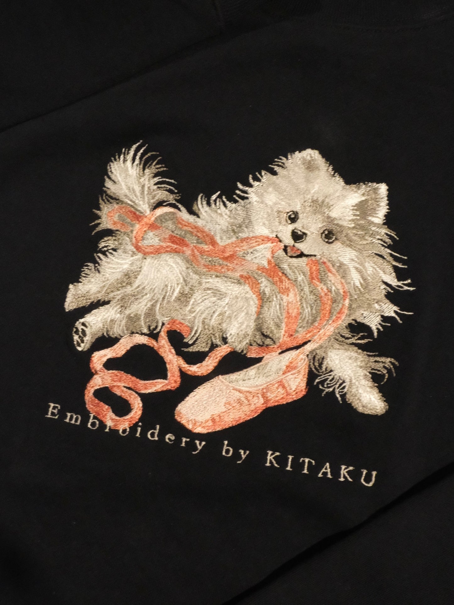 【新作】トウシューズとポメラニアン