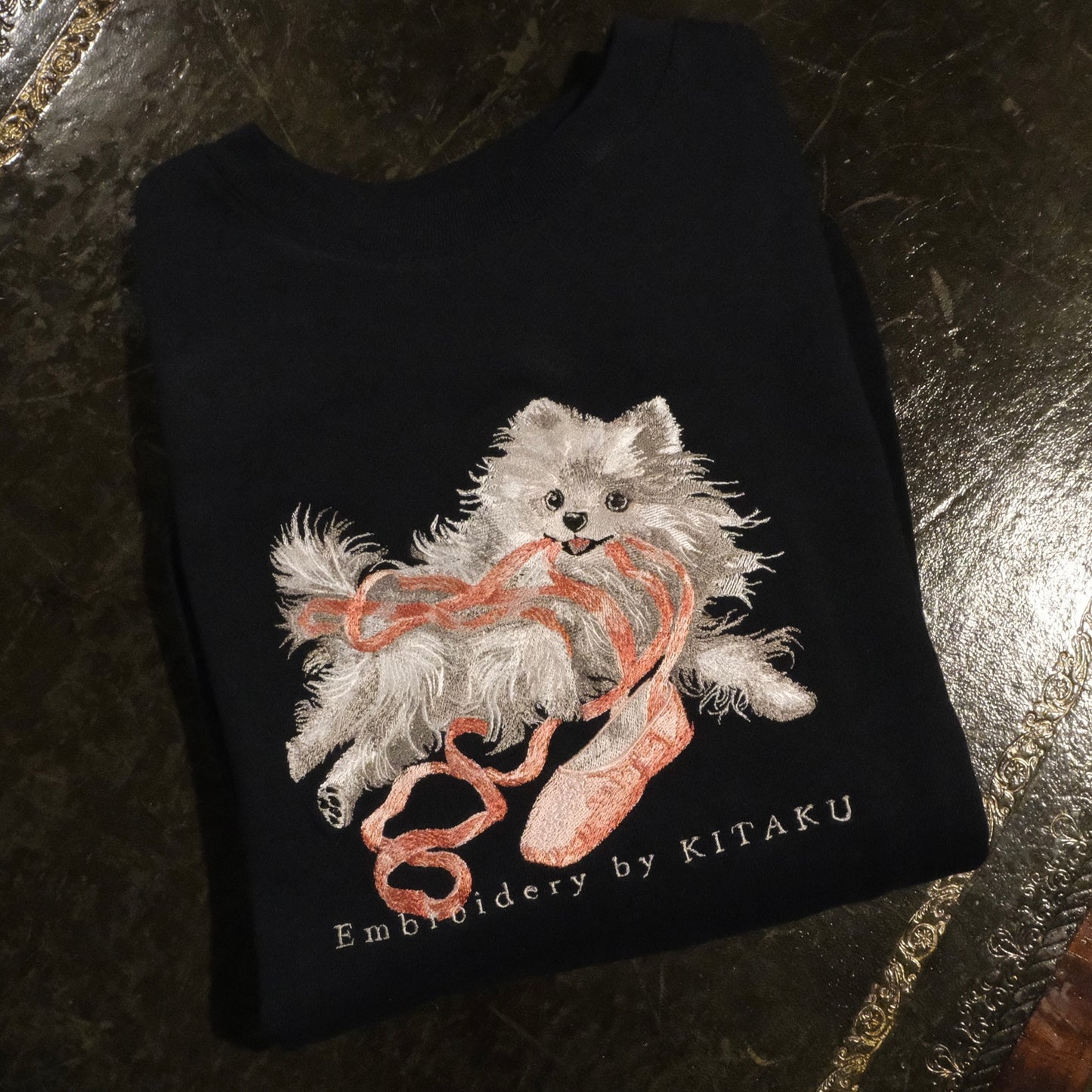 【新作】トウシューズとポメラニアン