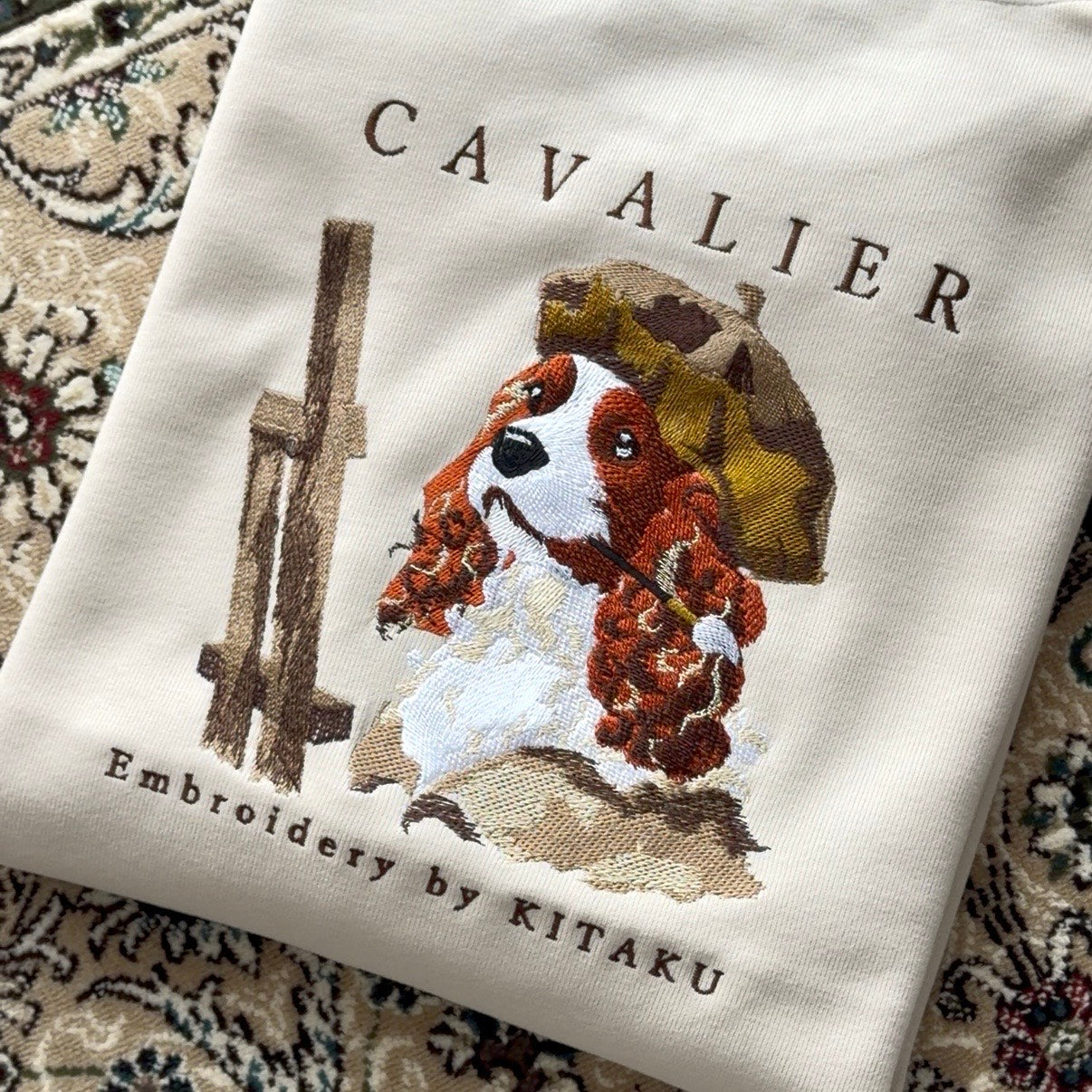 キャバリア画伯のハーフジップ