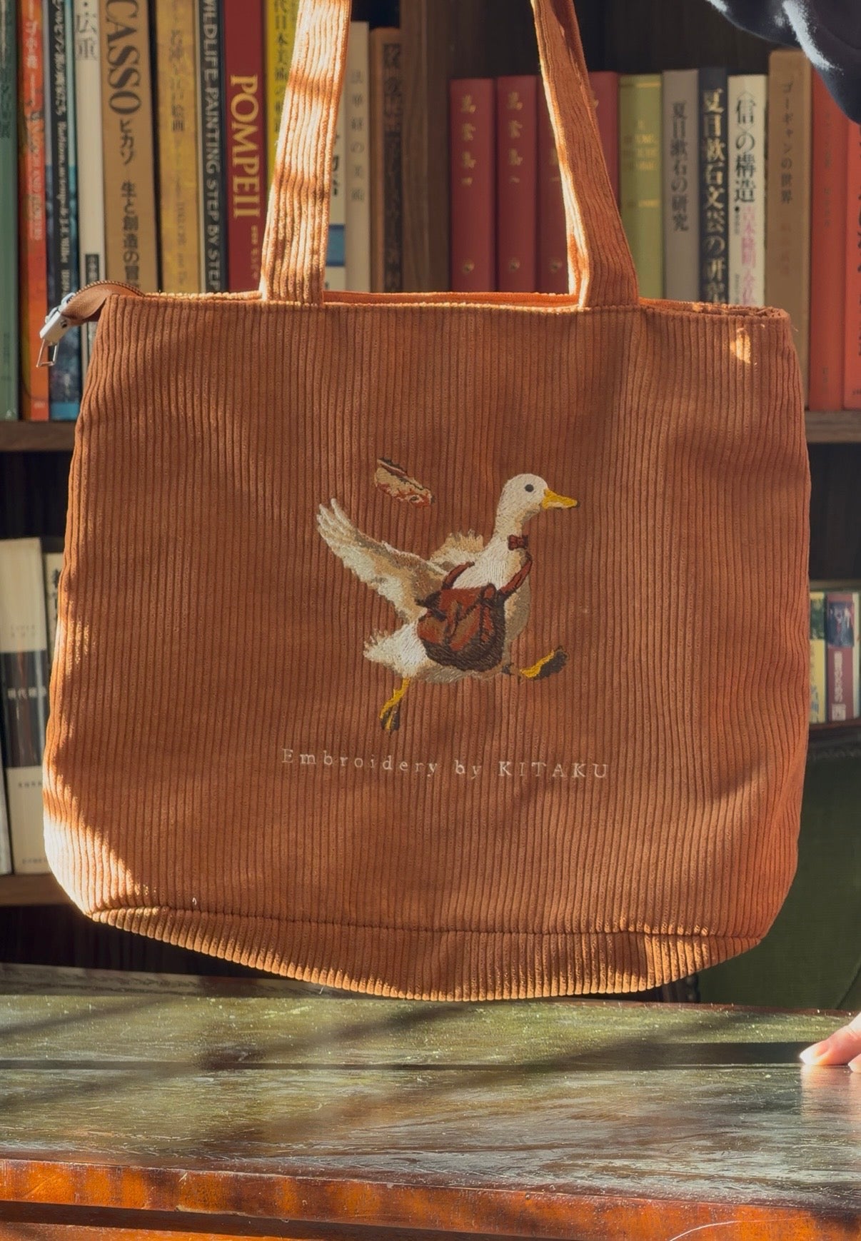 通勤ダックのトートバッグ
