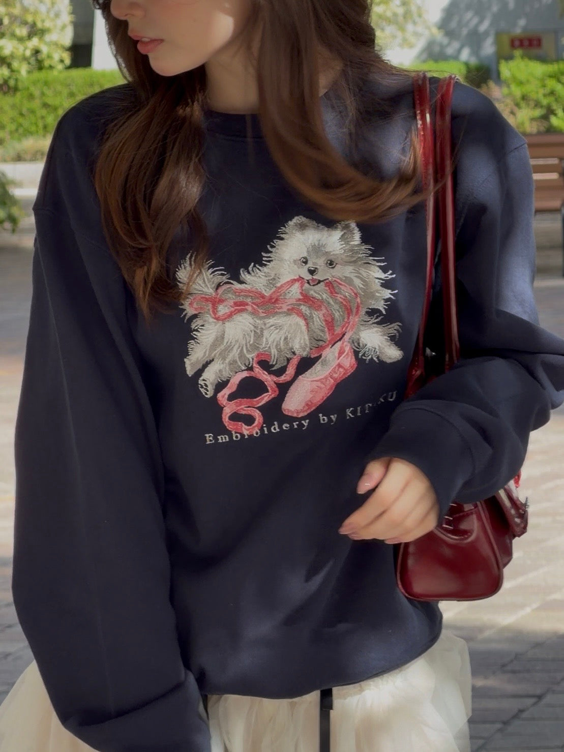 【新作】トウシューズとポメラニアン