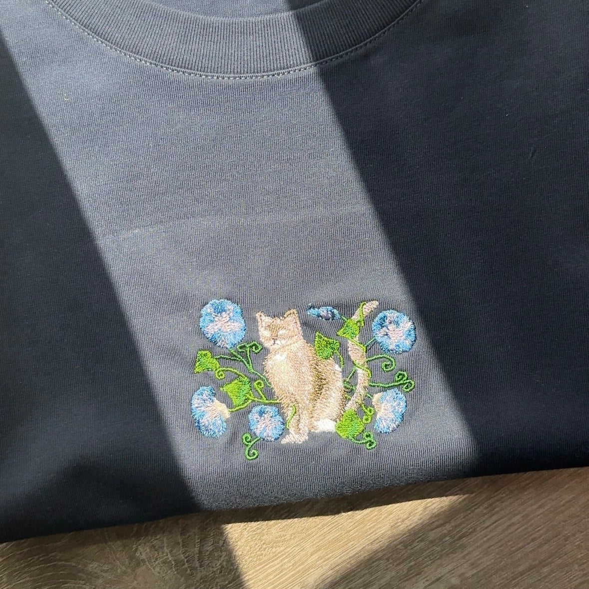 【新作】朝顔と猫