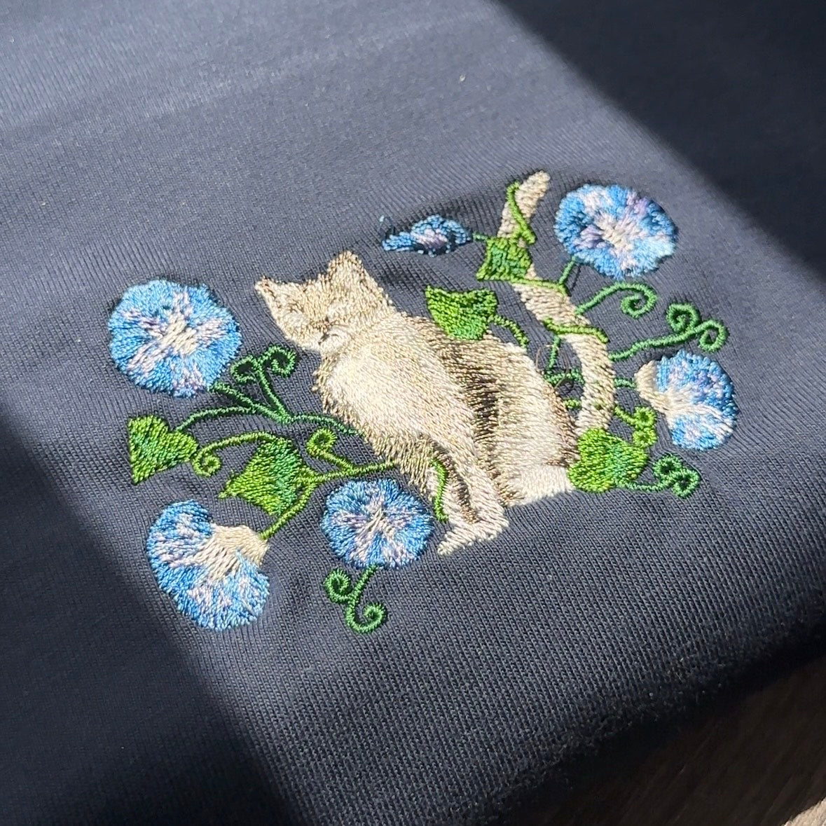 【新作】朝顔と猫