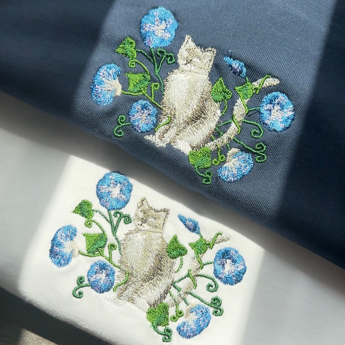 【新作】朝顔と猫