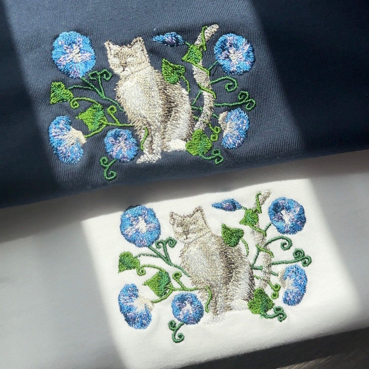 【新作】朝顔と猫