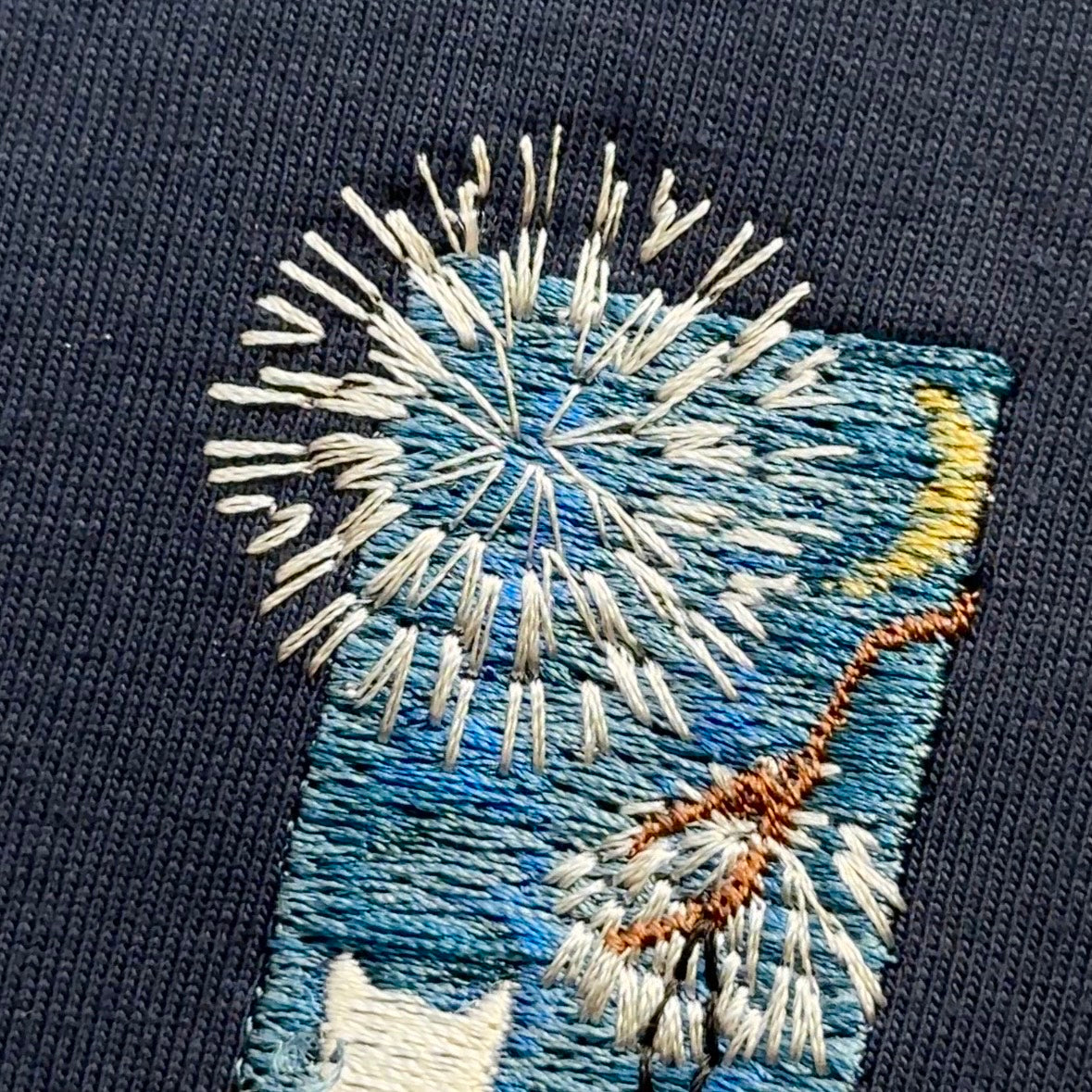 【新作】花火に見惚れる猫