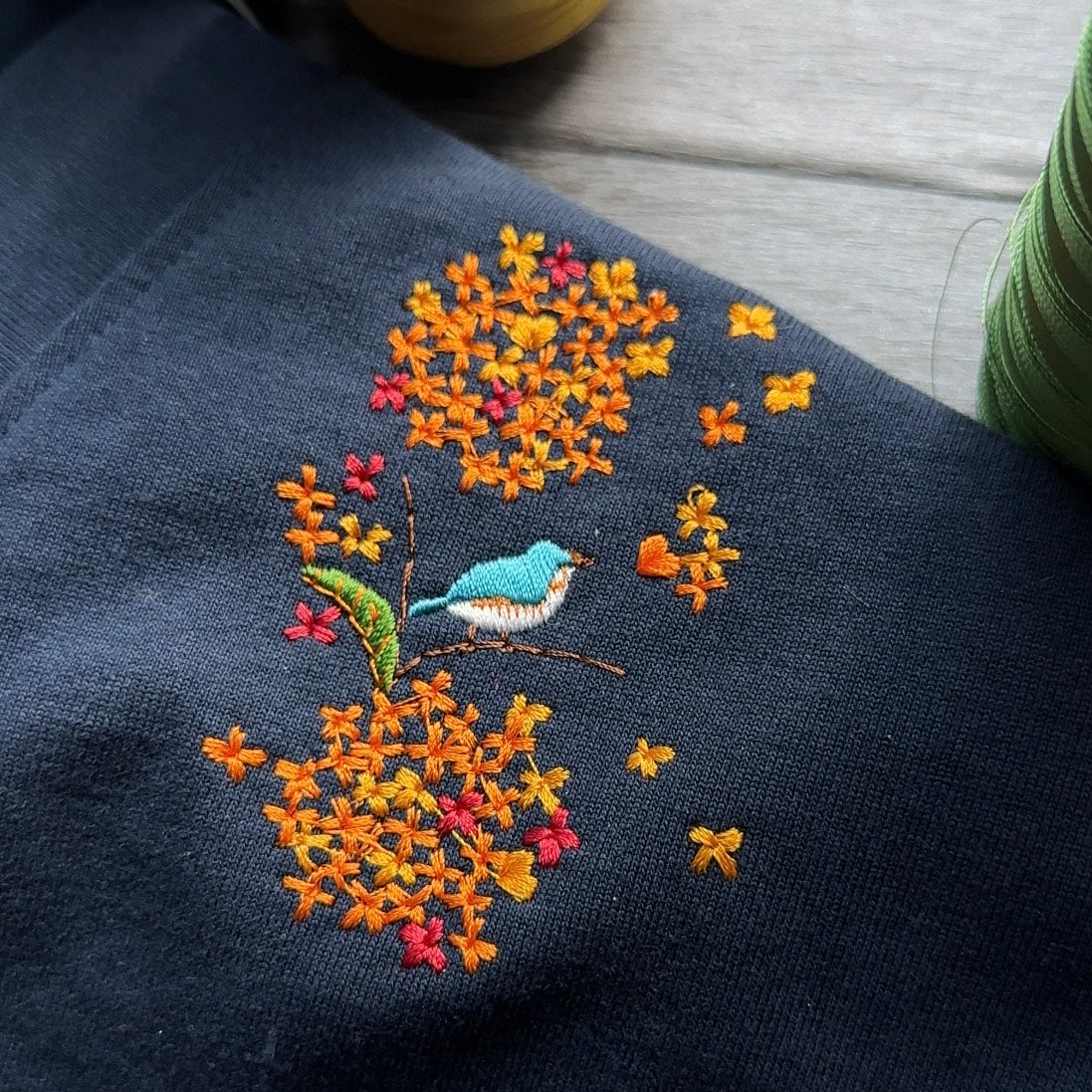 金木犀と青い鳥