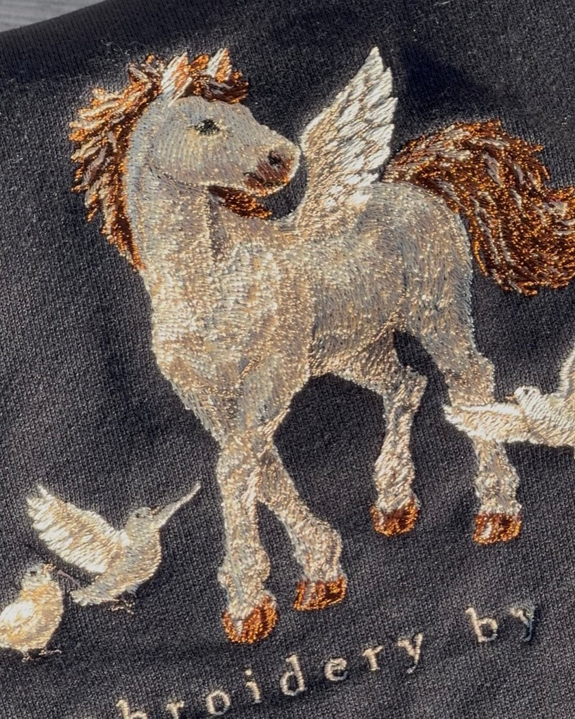 【新作】小鳥と白馬