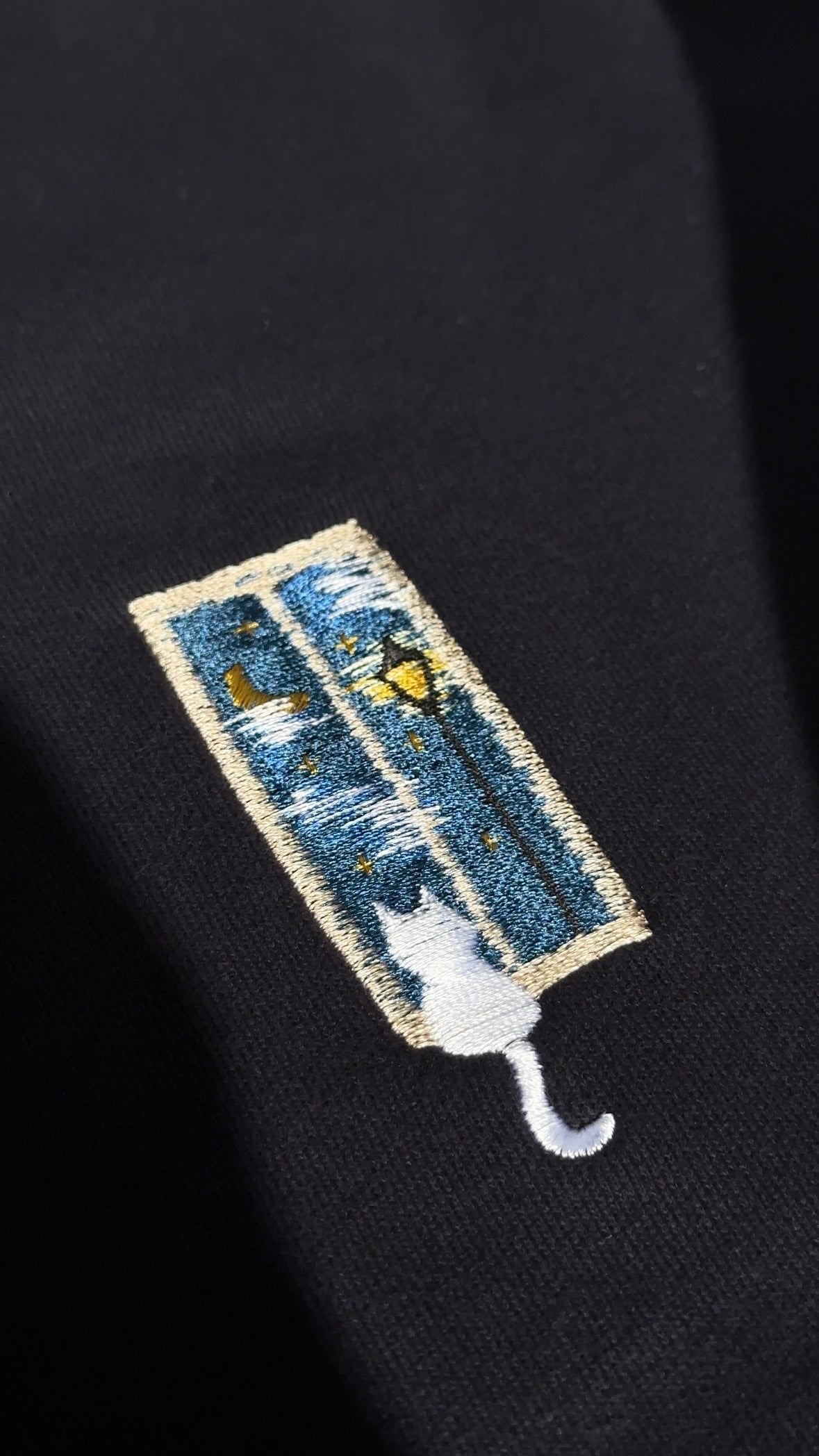 星に願う猫（半袖）