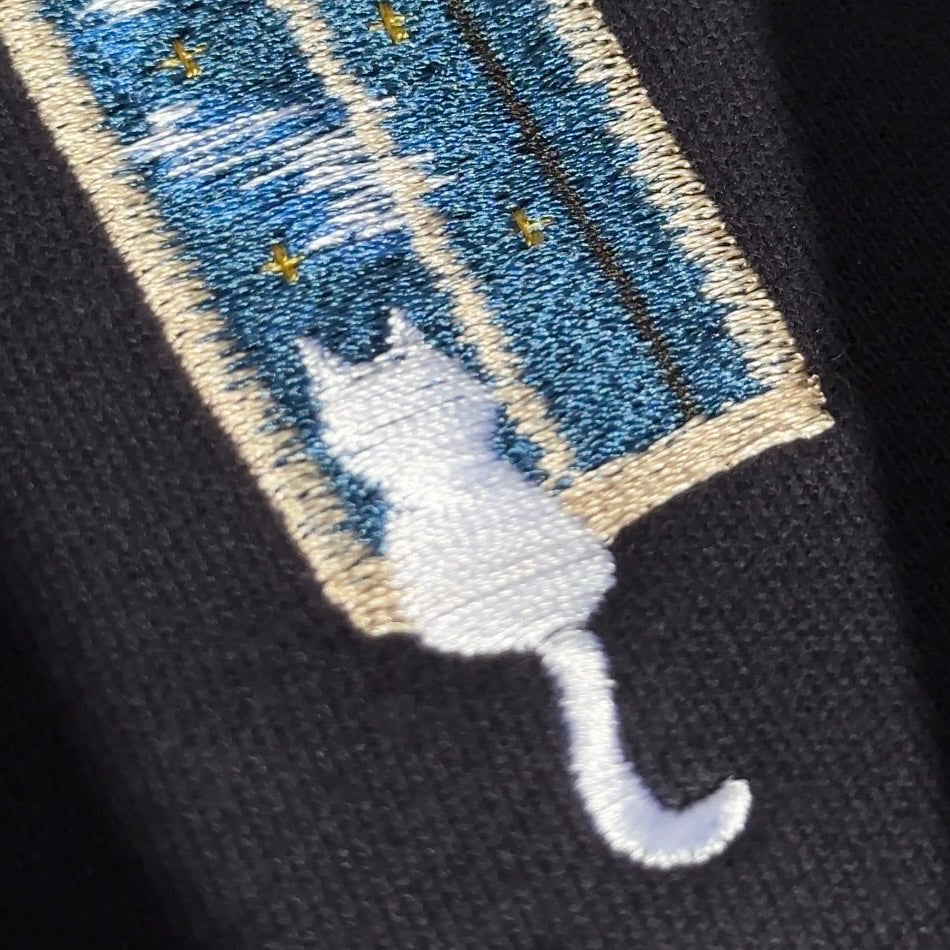 星に願う猫（半袖）